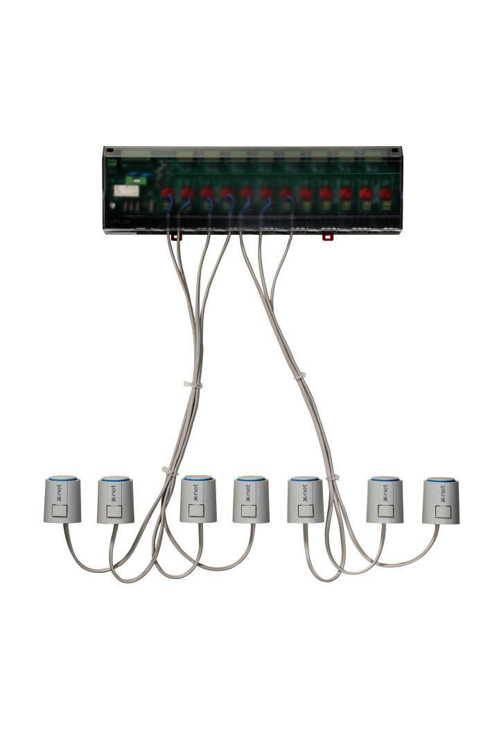 Kermi x-net ready line 10 fertig verdrahtet, für zehn Heizkreise