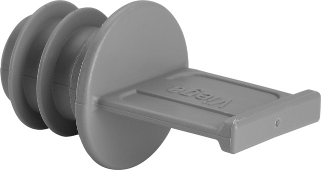 Viega Verschlussstopfen Raxofix 5359.1 in 16mm Kunststoff grau