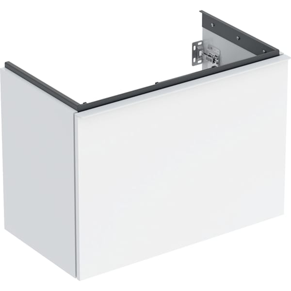 Geberit Acanto US für WT B:75cm, 1 Schubl. 1 i.Schubl., verk. Ausld., weiß hgl.