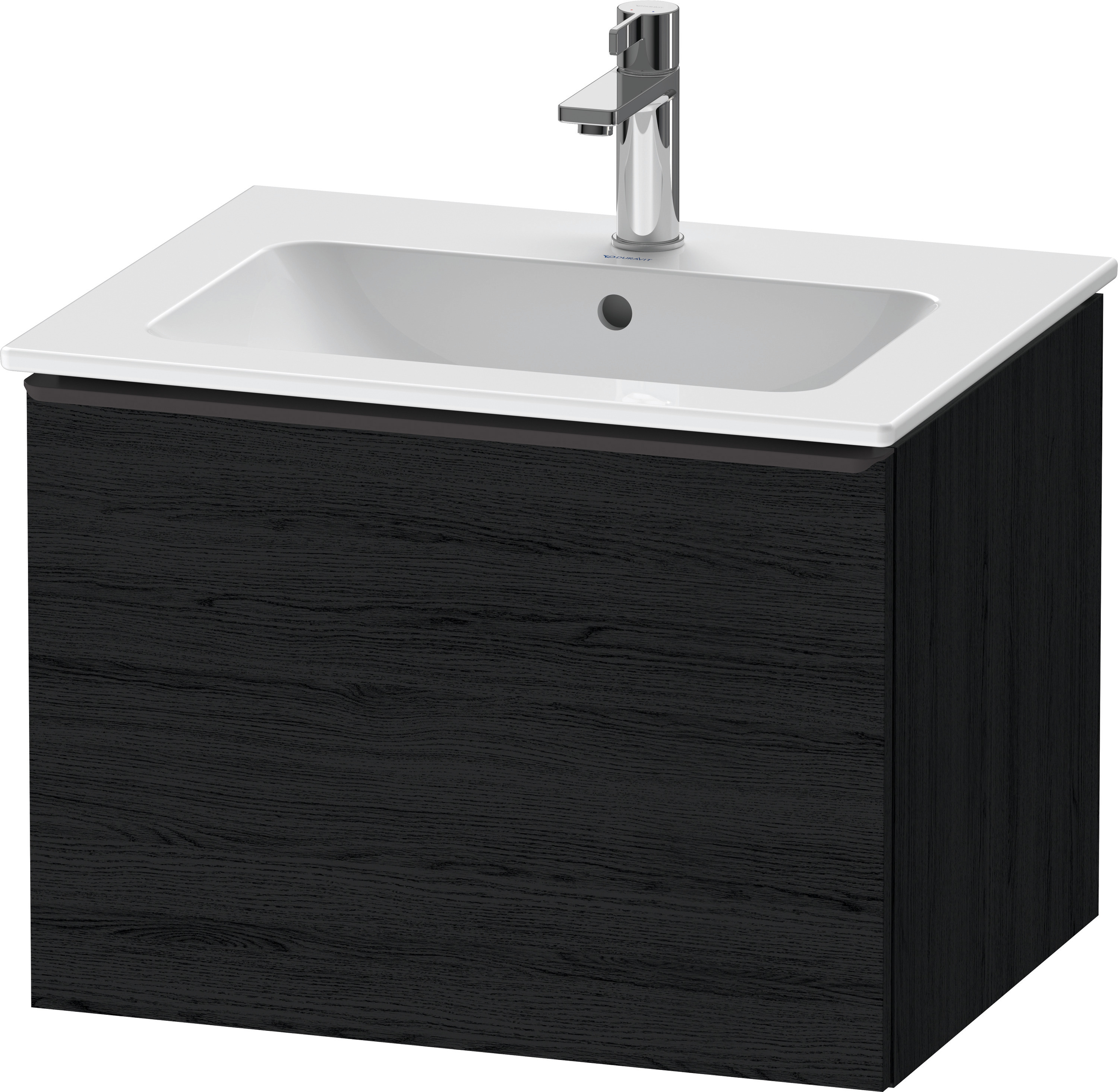 Duravit D-Neo WTU,Wdh,Ausz:1,Gr:Diamant Schw. 610x462x440mm,Eiche Schwarz Matt,Dekor