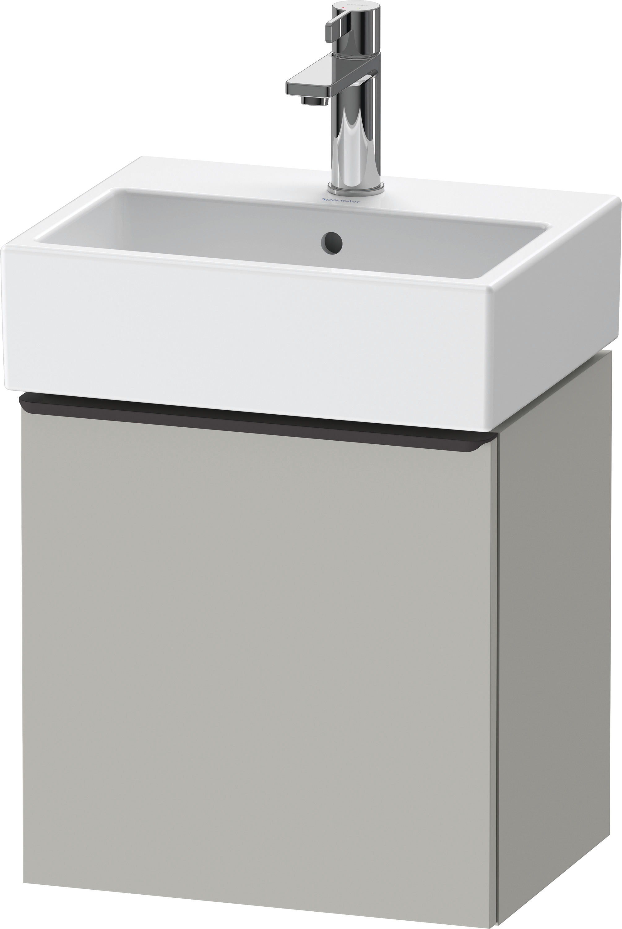 Duravit D-Neo WTU,Wdh,TA:LI,Tür:1,Gr:Dia.Schw 434x322x440mm,Betongrau Matt,Dekor