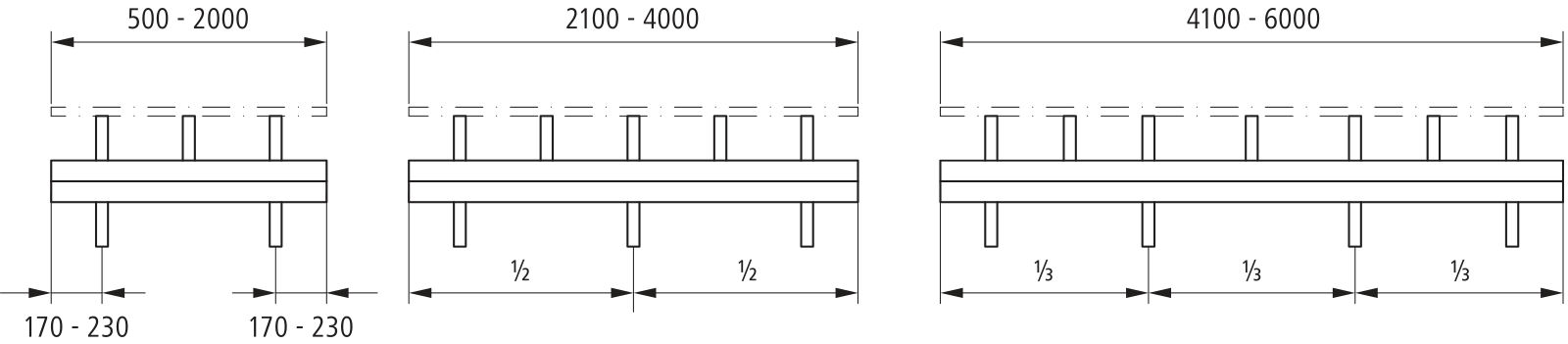 Kermi Bankkonsole Konvektor Typ43/44 L= 192 H =110, weiß