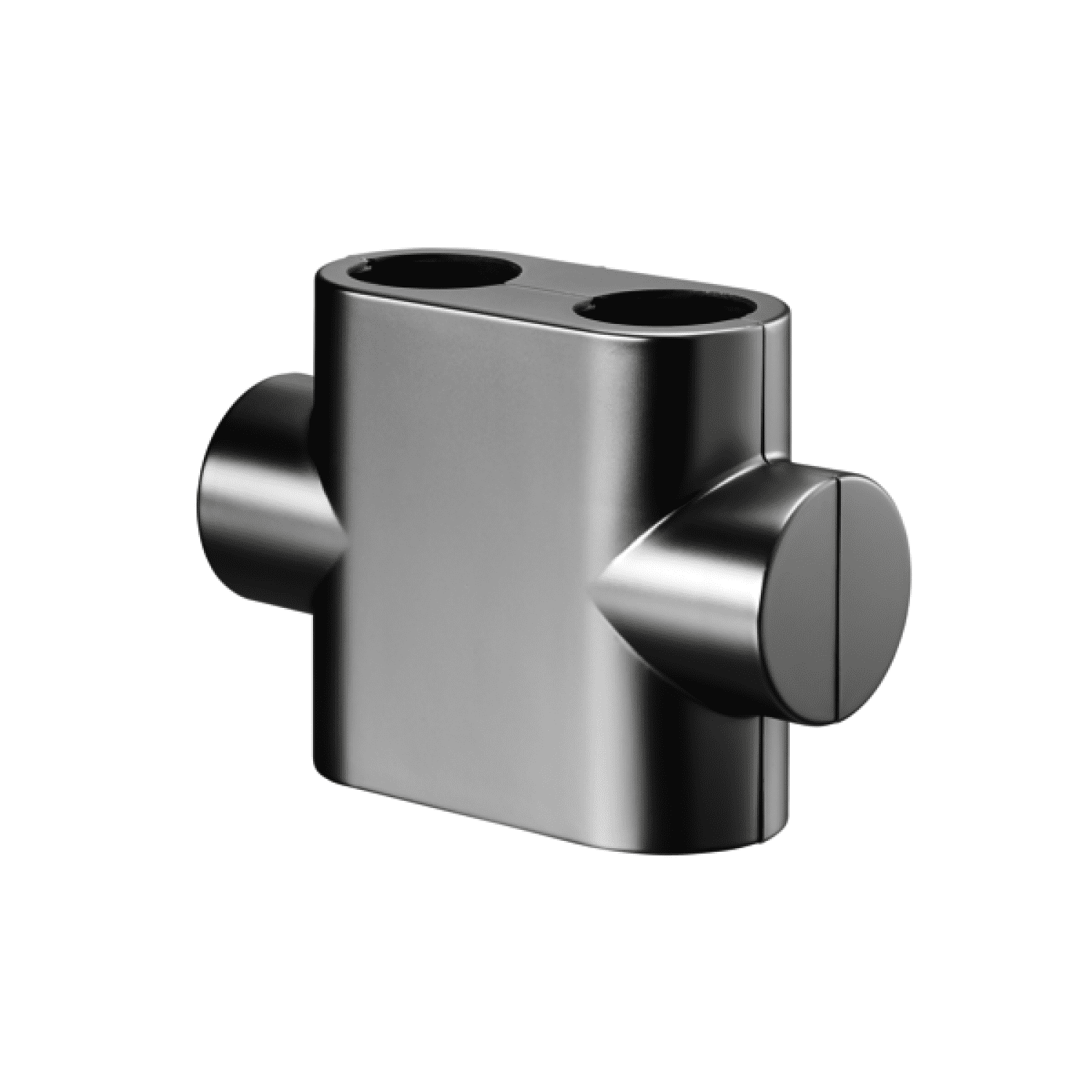 OVENTROP-Design Abdeckung für "Multiblock T",Durchgangsform, verchromt