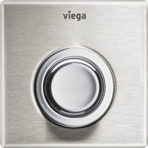 Viega Fernauslösung Visign for Public 8326.21 in Edelstahl gebürstet