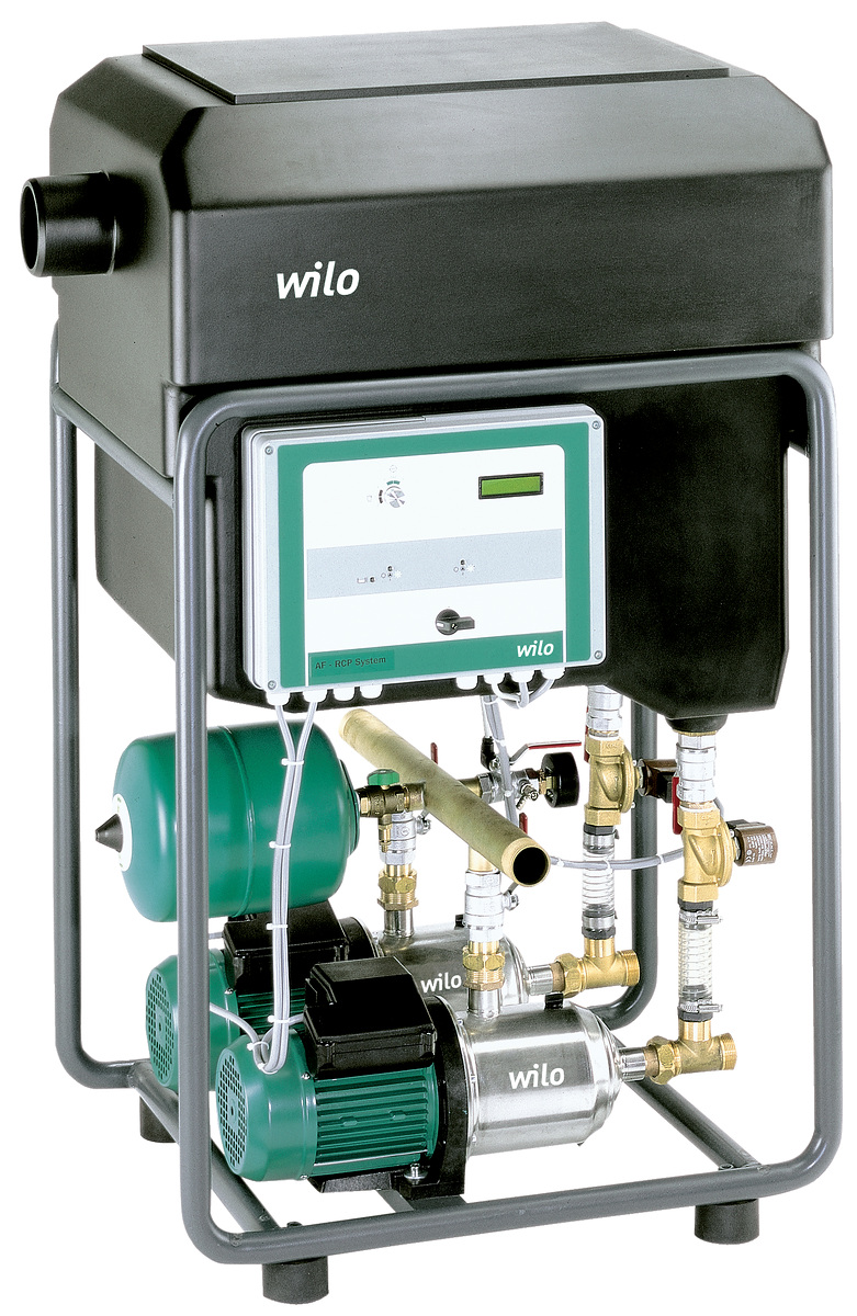 Wilo Regenwassernutzungsanlage AF 150-2 MC 304,R11/4/R11/2,230V,0.84kW