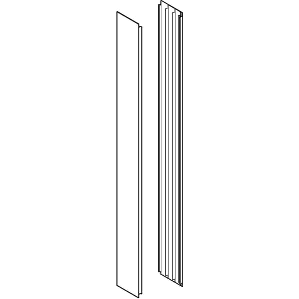 Geberit Seitenverkleidungen für Geberit ONE Spiegelschrank AP-Montage weiß/alu.elox. Geberit Seitenverkleidungen für Geberit ONE Spiegelschrank AP-Montage weiß/alu.elox.