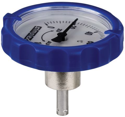 Flamco Thermometergriff DN20-50 Kst. blau