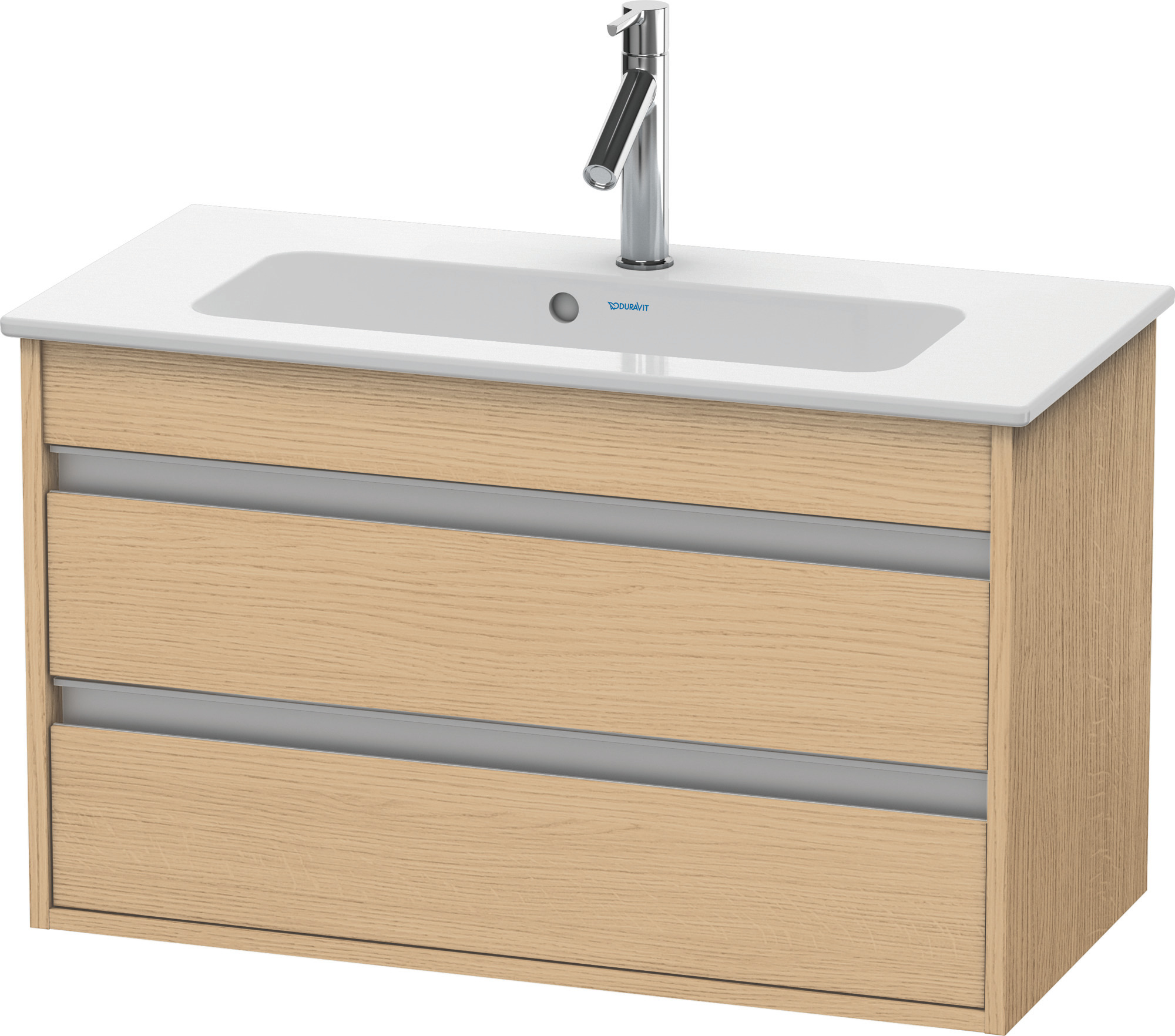 Duravit WTU Ketho Compact 480x800x385mm 2 Schubkästen, Eiche Natur