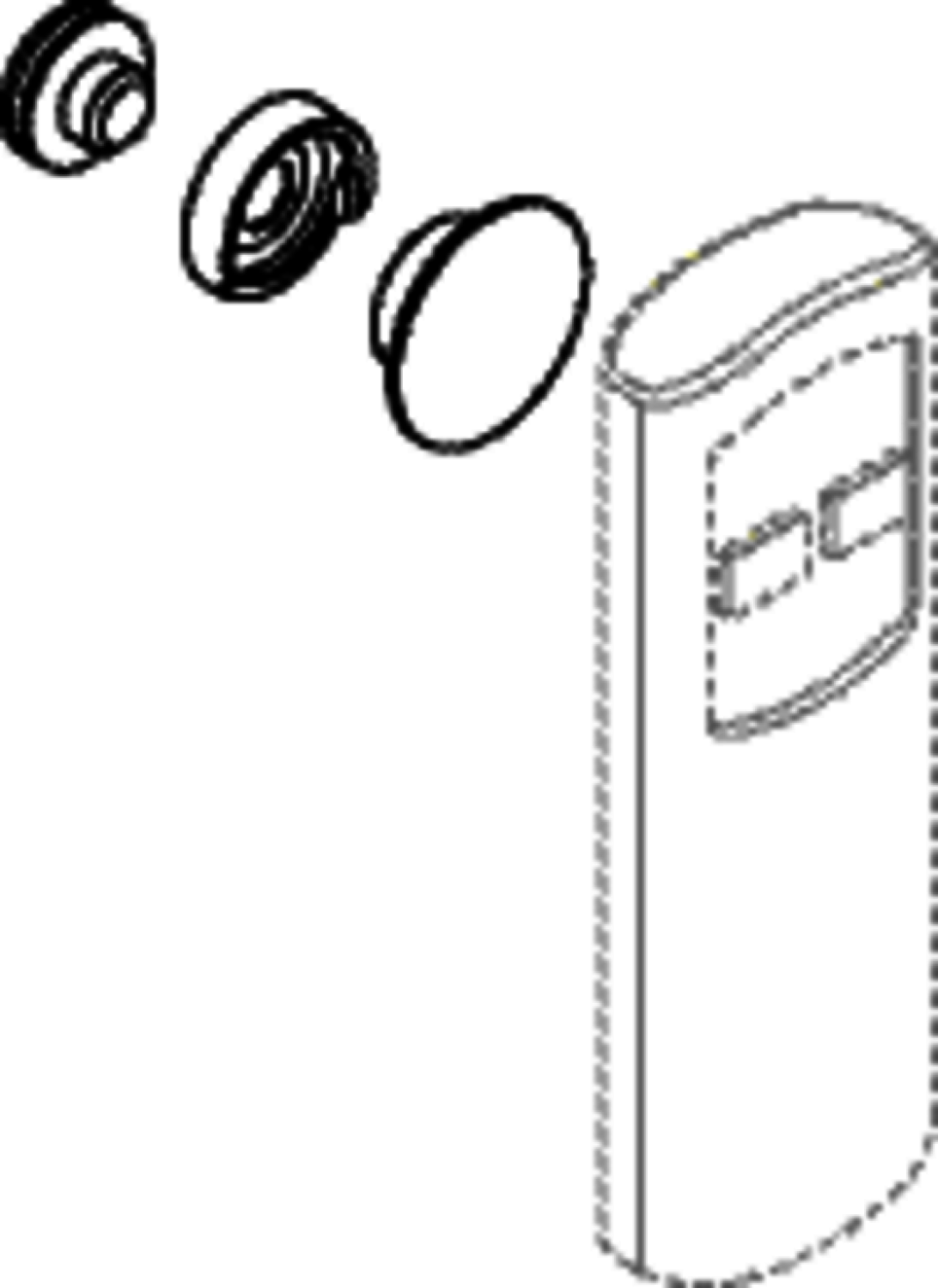 HEWI S 50 Fidlock Befestigung inkl. Diebstahlsicherung für Fbd