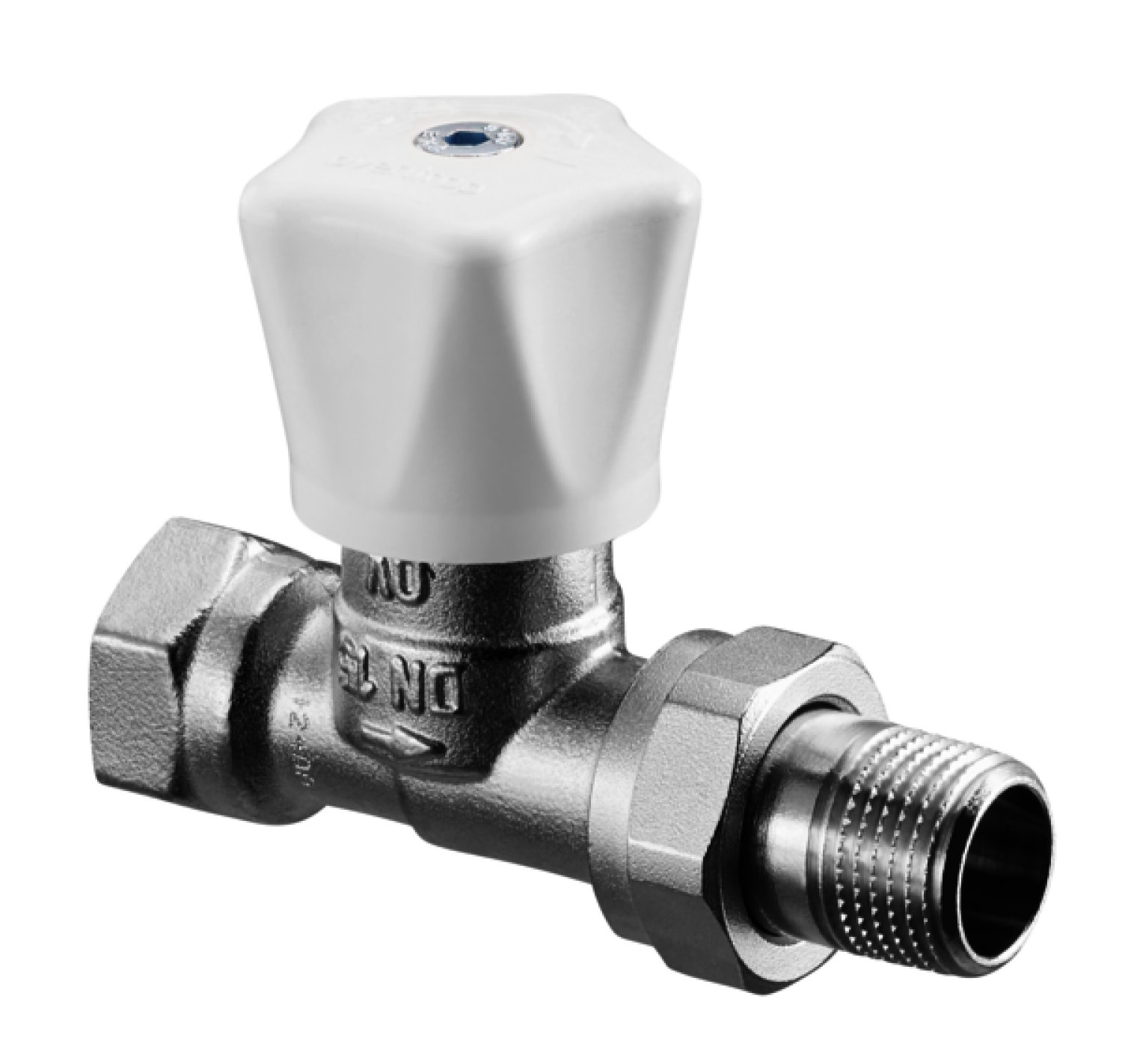 OVENTROP-Handregulierventil "HRV" DN20,3/4",PN10,Dg,Handregulierkopf weiß
