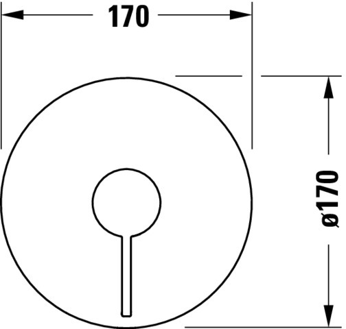 Duravit D-Neo Einhebel-Brausemischer UP Keramikmischsystem, Chrom HG