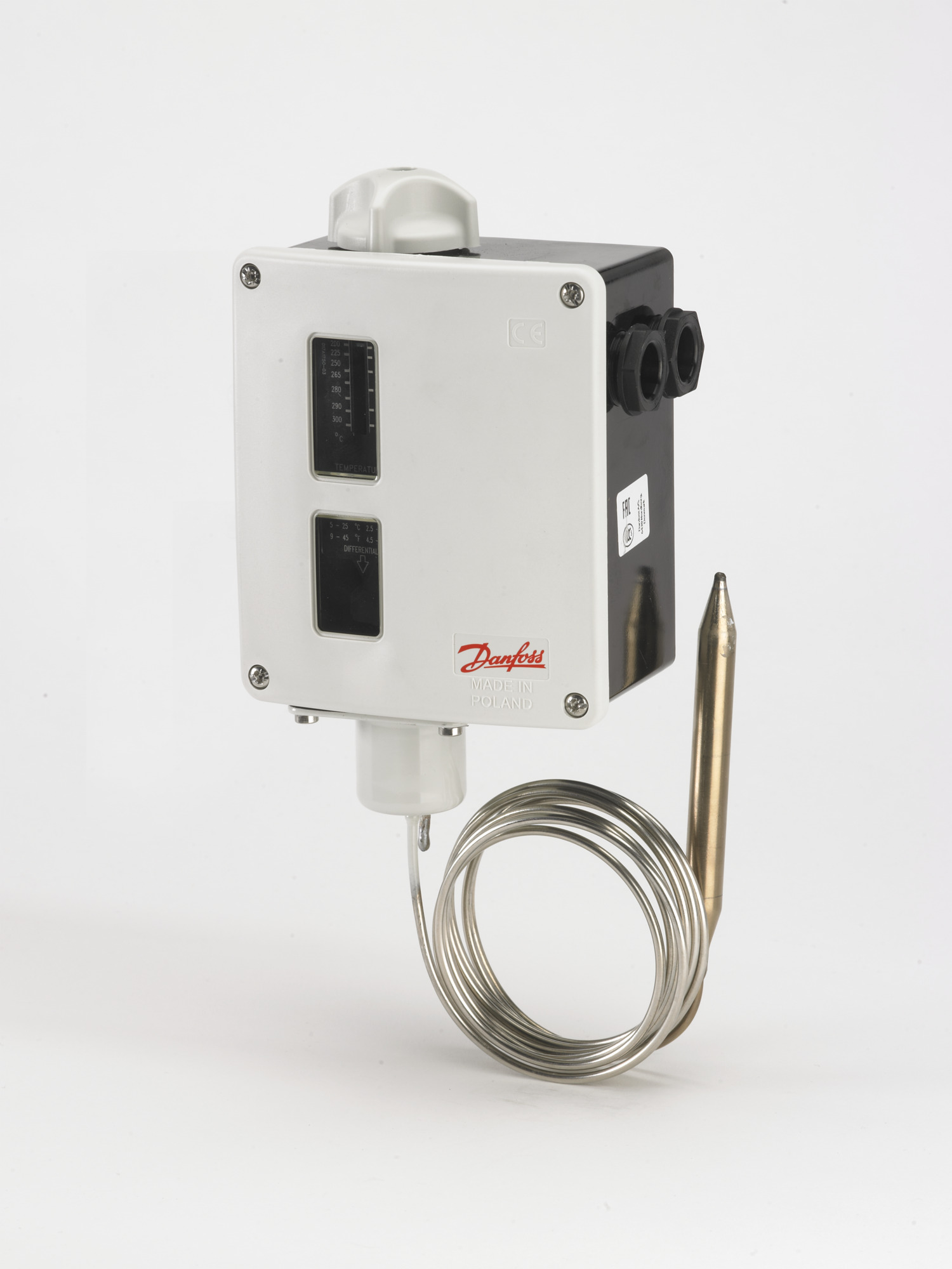 Danfoss Thermostat RT 123 150 - 250 C, Kap, Länge 2 m