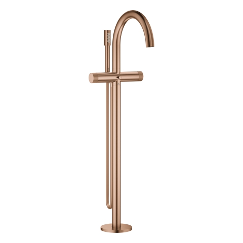 GROHE Wannenbatterie Atrio Private C. 25229 BM Knopfbetätigung warm sunset geb