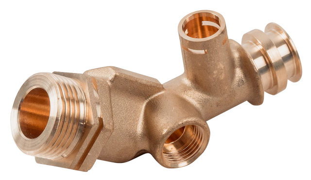 Wolf Anschlussblock Warmwasser AG G3/4" DLE, für CAT-2 Convert