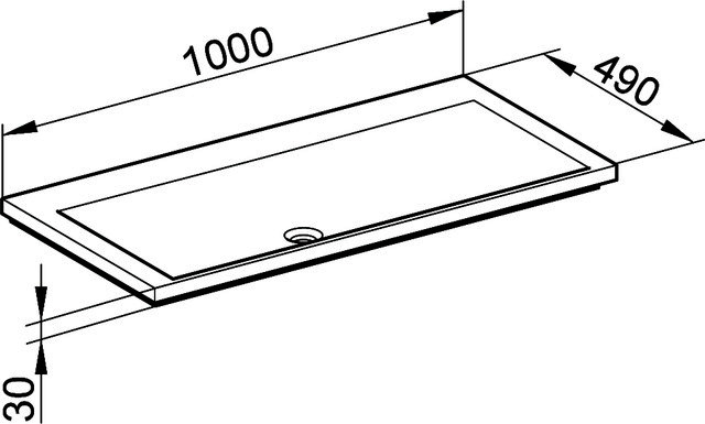KEUCO Mineralguss-WT Royal Reflex 34071, ohne Lochbohrung, weiß