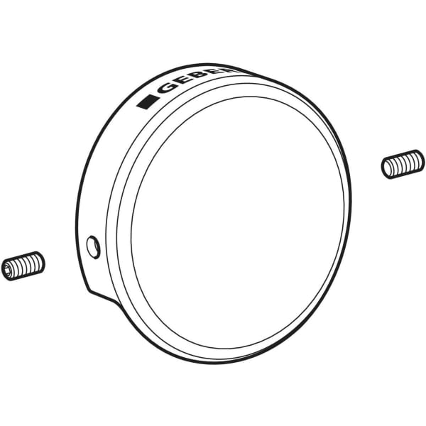 Geberit Abdeckung kpl. für Sprühkopf verschr., ohne Logo Geberit Abdeckung kpl. für Sprühkopf verschr., ohne Logo