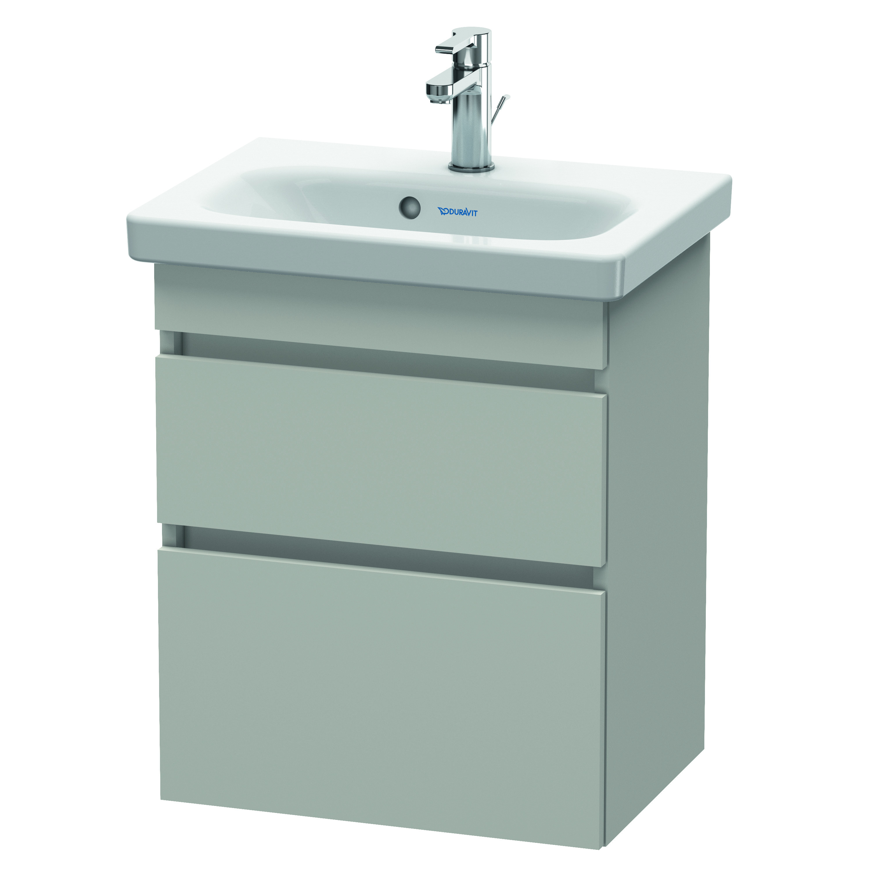 Duravit WTU wandhängend Compact DuraStyle 610x500x370mm, Betongrau Matt