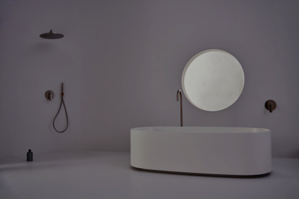 IS freistehende Duo-Badewanne Linda-X 1738x850x495mm Weiß