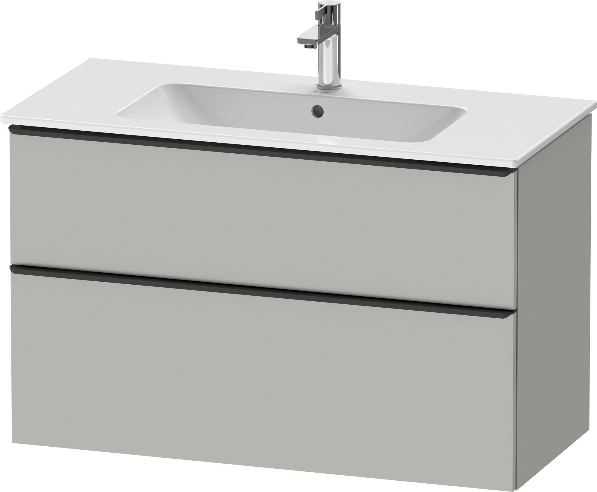 Duravit D-Neo WTU,Ausz:1,Schubk:1,GR:Dia.Schw 1010x462x625mm,Wandh,Betongrau Matt,Dek.