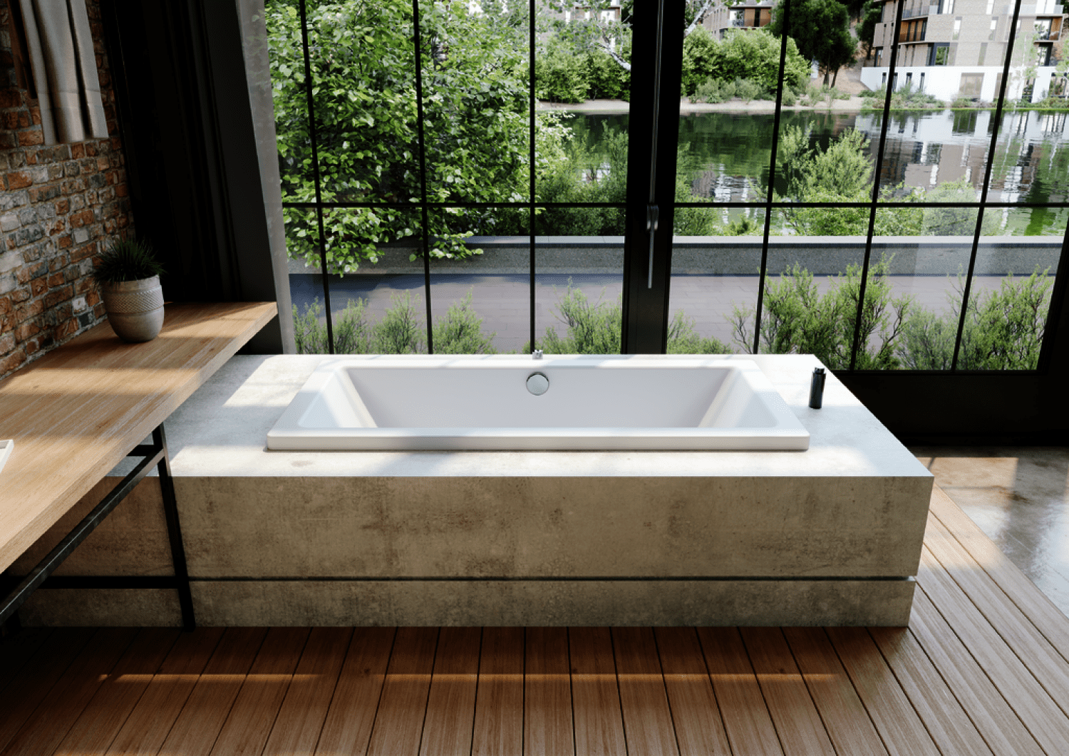 KA BW CONODUO Mod.732,1700x750mm, pergamon,Perl-Effekt