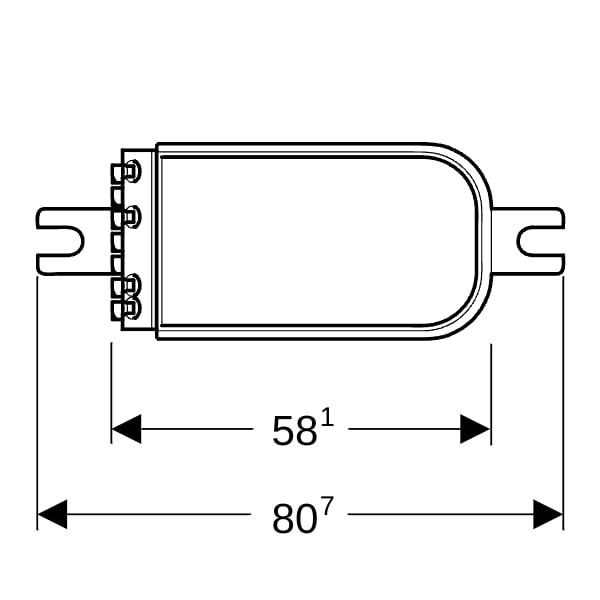 Geberit ONE Dali Netzteil für Lichtelemente