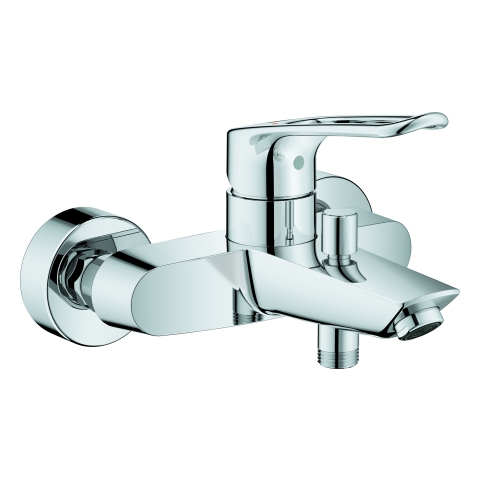 GROHE EH-Wannenbatt. Eurosmart 25241_3 Wandmontage offener Hebel chrom