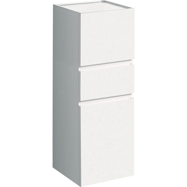 Geberit Renova Plan Mittel-HS mit zwei Türen 1 Schublade, 39x105x36cm, weiß