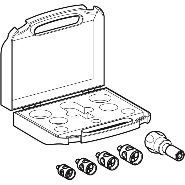 Geberit Mepla Set Entgrat- und Kalibrieraufsätze d=16/20/26/32mm
