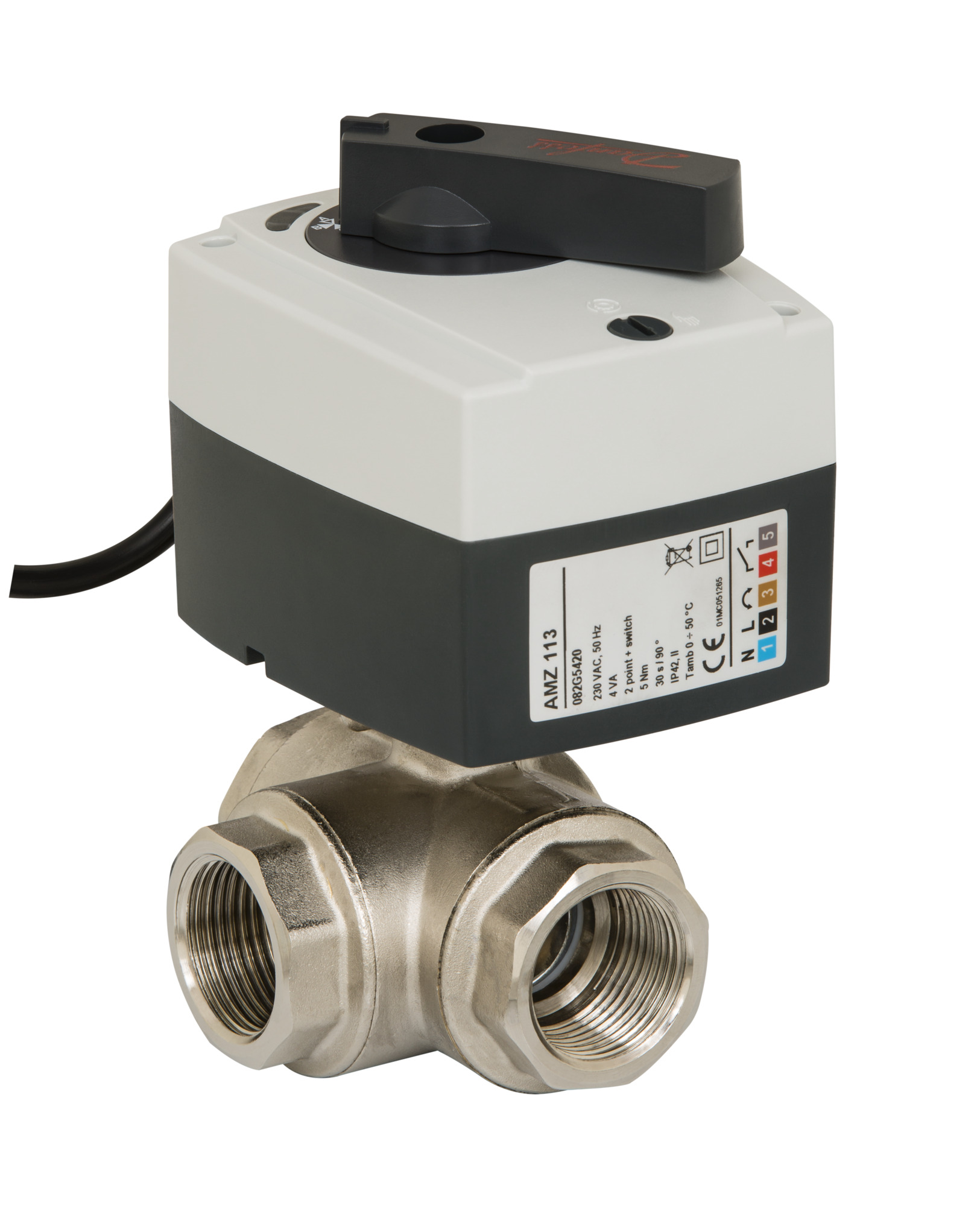 Danfoss motorischer Kugelhahn AMZ113 2-Wege, DN 15, 230Vac, 2-Punkt