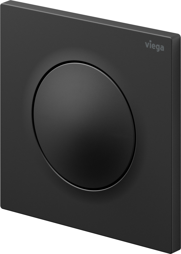 Viega Urinal Betätigungsplatte VfS 20 8610.2 aus Kunststoff in schwarz matt