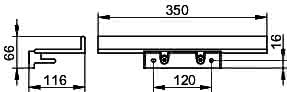 KEUCO Duschablage REVA 12858 sw