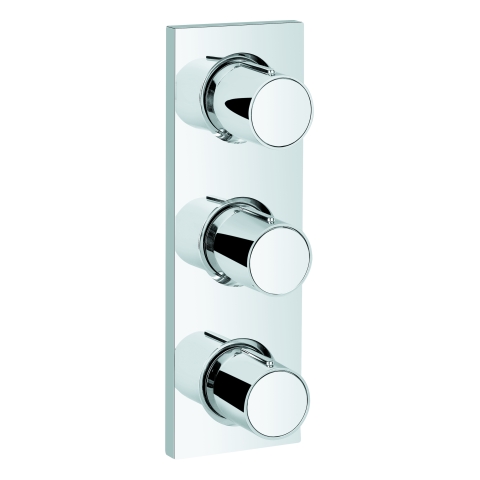 GROHE Unterputzventil Grohtherm F 26880 3-fach FMS ohne UP-Körper chrom