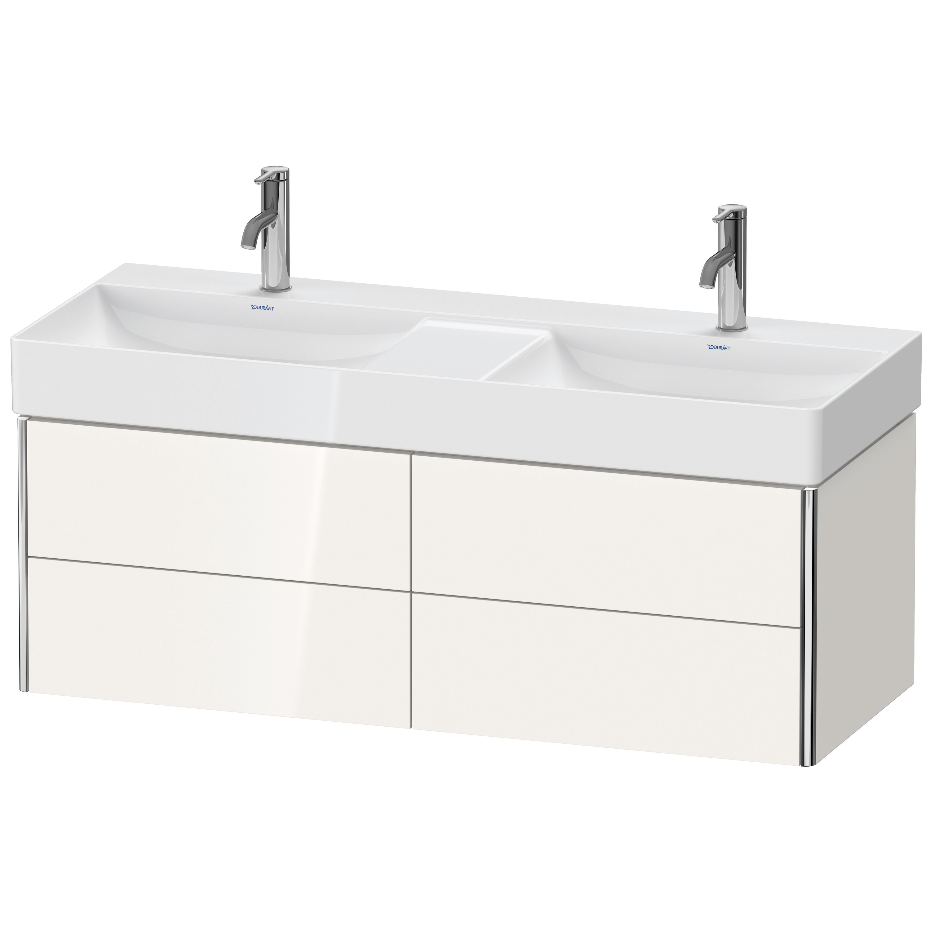 Duravit WTU XSquare wandh.,397x1184x460mm 4Schubkästen,weiß hochglanz