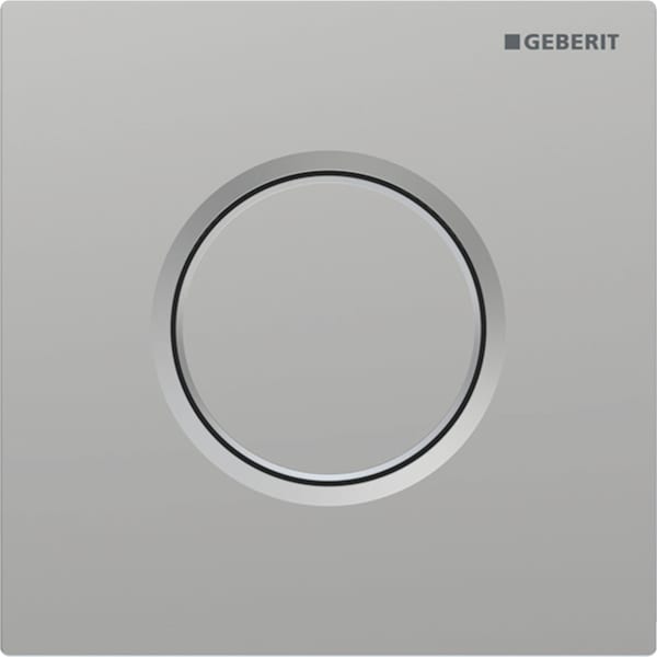 Geberit Typ 01 Betätigungsplatte für UR-Strg. pneum. Sp-Ausl., rund, chrom matt, Etc