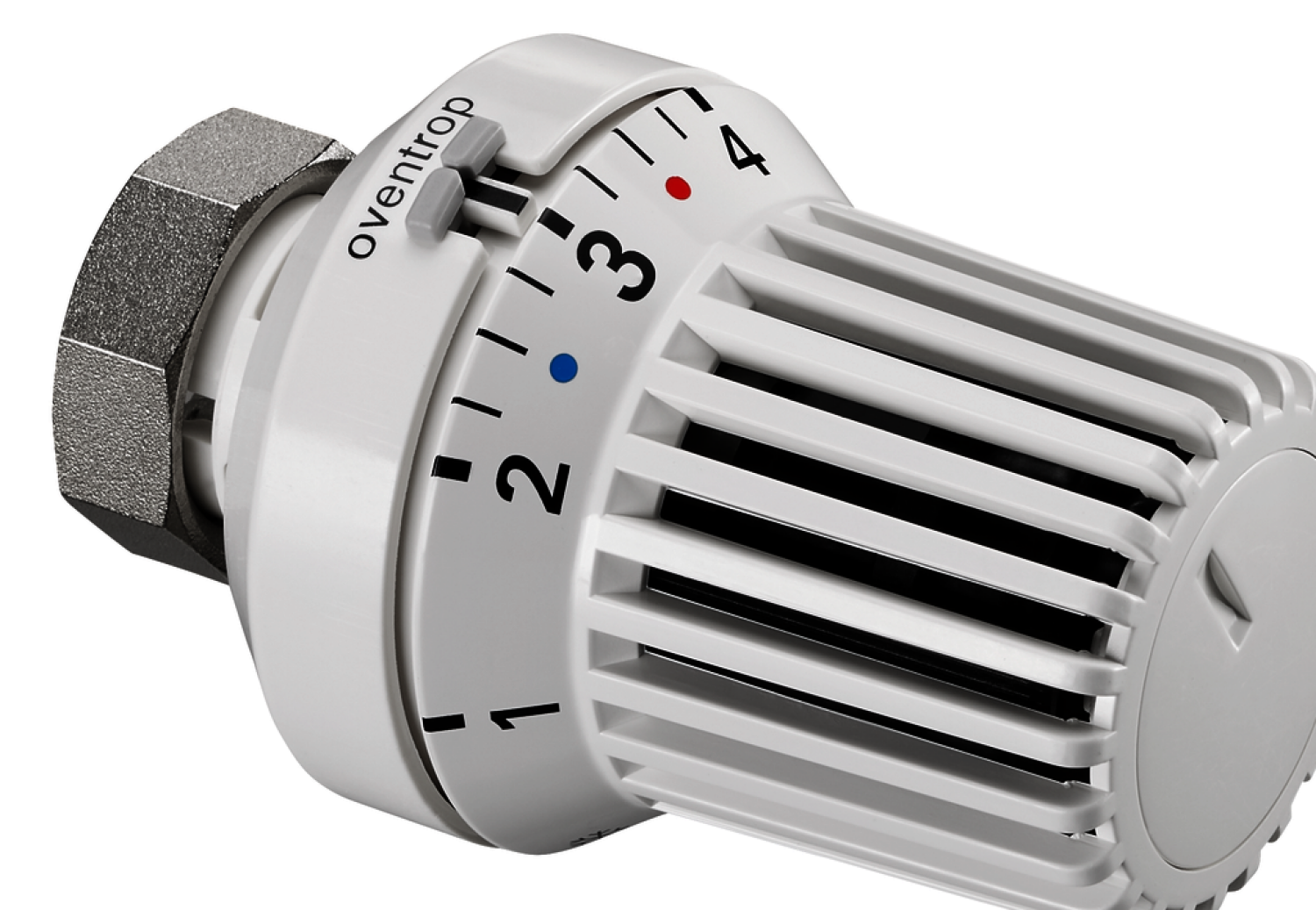 OVENTROP-Thermostat "Uni XH" 7-28 C, 0 * 1-5, Flüssig-Fühler, weiß