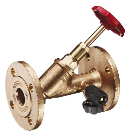 KEMPER Freistrom-Absperrventil Rotguss m.Entl. Flansch DN100