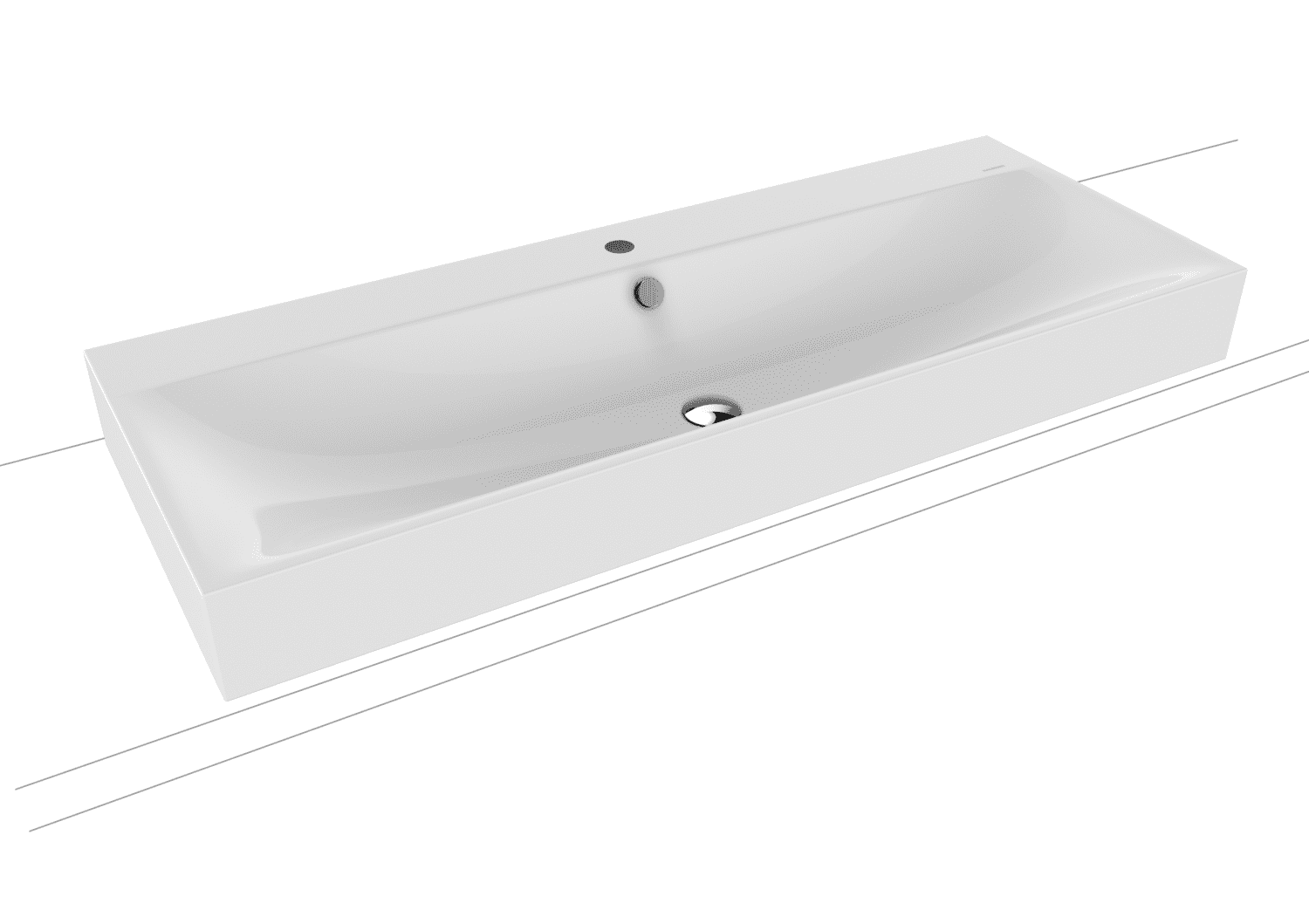 KA WB SILENIO Mod.3049,1200x460mm,alpwe, PEFF,AD,m. 1HL,mÜL,chr