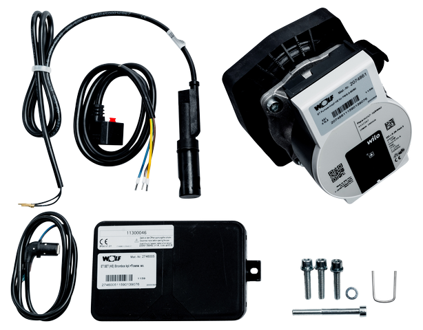Wolf Set Pumpenkopf Hocheff., Strombox Flowswitch