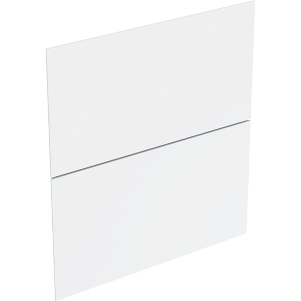 Geberit Set Schubl.-Frt für ONE Seitenschrank zwei Schubl., B:45cm, weiß hochglänzend