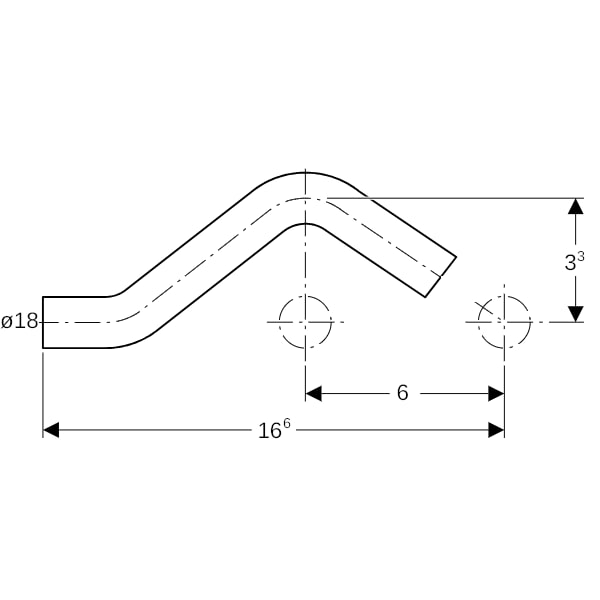 Geberit Mapress Kupfer Überbogen d18