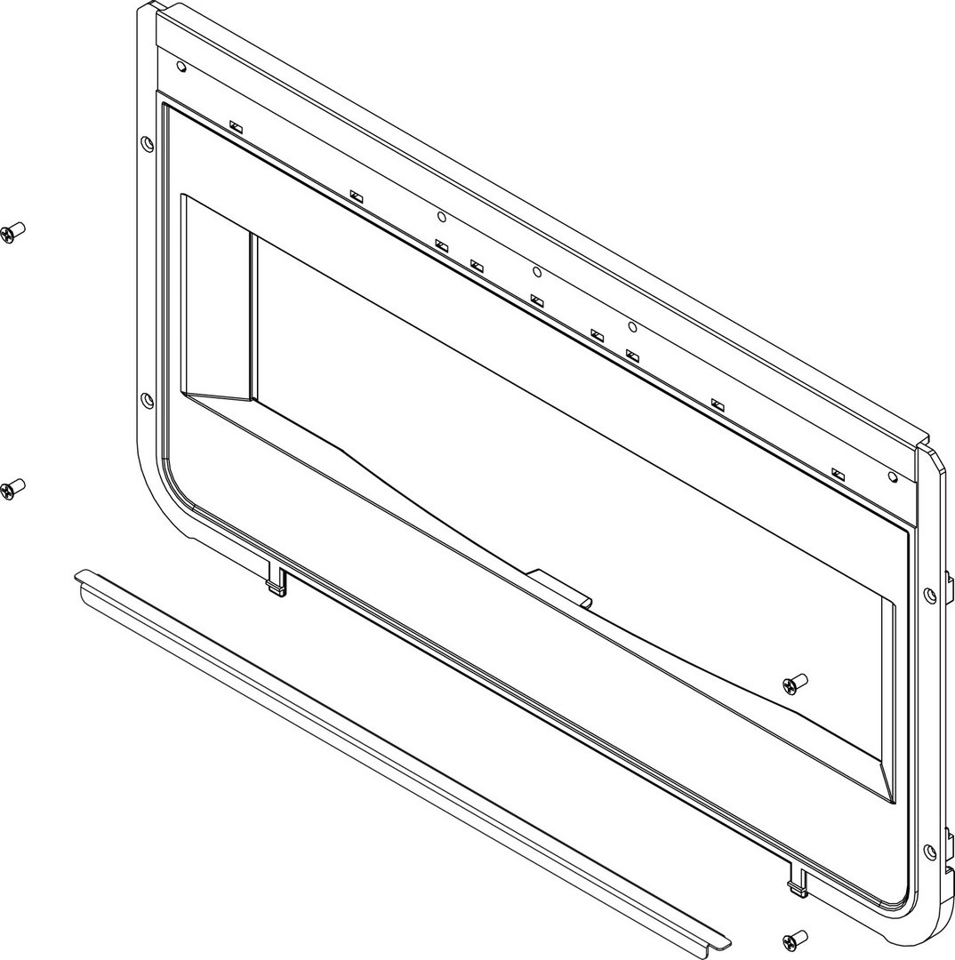BOSCH Ersatzteil TTNR: 87186495570 Rahmen schwarz