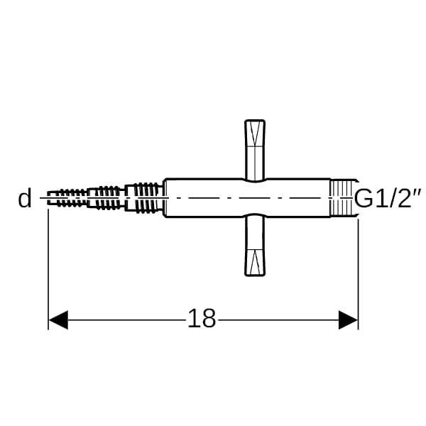 Geberit PushFit Rohrzieher d14/16/20 L=18cm