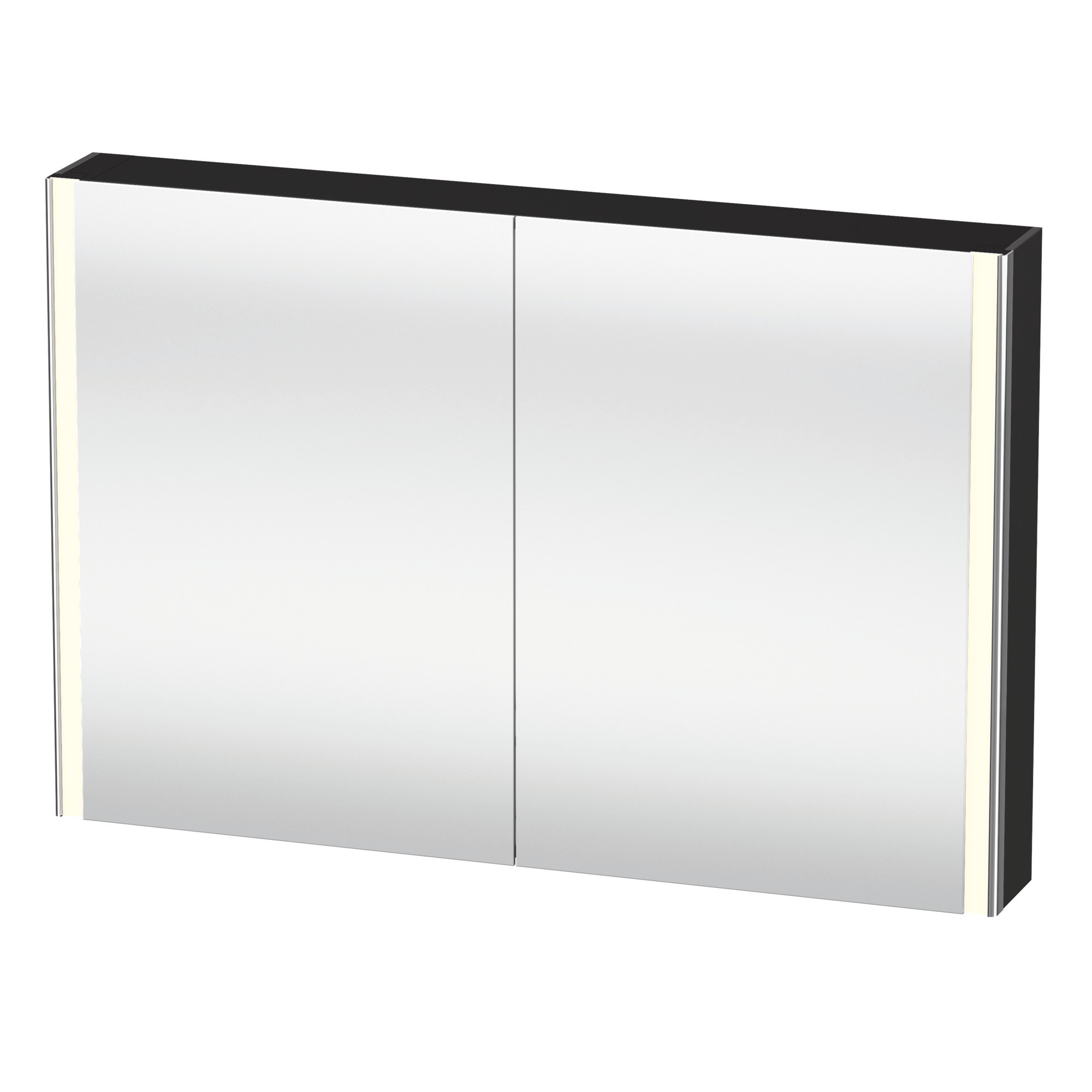 Duravit Spiegelschrank XSquare m.Beleuchtung 800x1200x155mm, Graphit Supermatt,