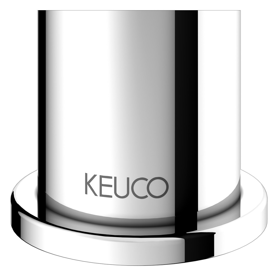 KEUCO EHM-WT-Mischer 130 IXMO 59501, o.Zug.-Ablgrt. Soft, Rosette rd. verchr.