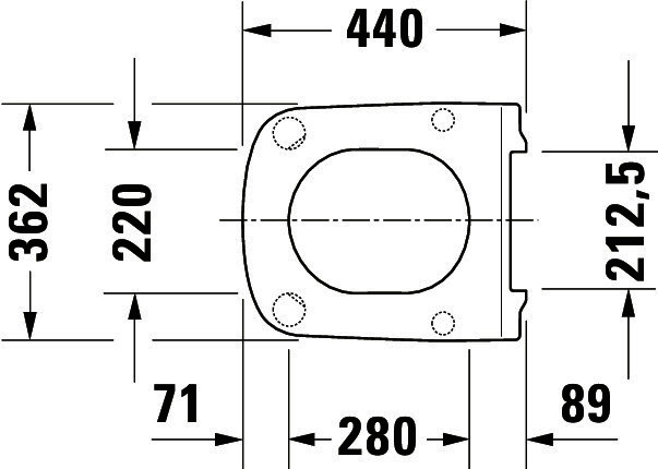 DU WC-Sitz DuraStyle Vital, mit Winkelpuffern,Scharniere edelstahl,weiß