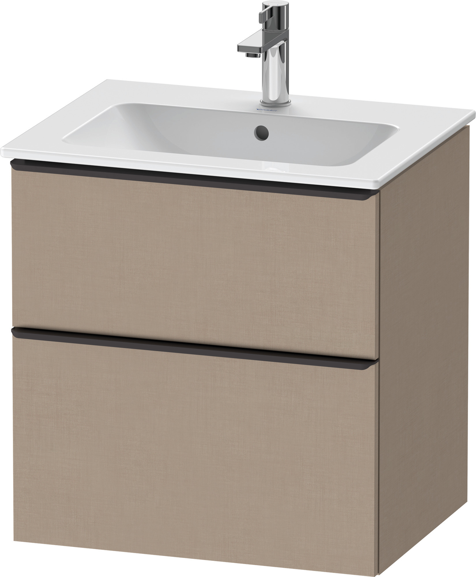 Duravit D-Neo WTU,Ausz:1,Schubk:1,GR:Dia.Schw 610x462x625mm,Wandh, Leinen Matt, Dekor