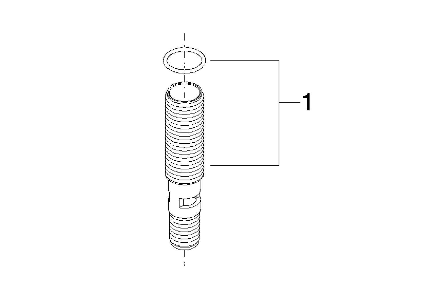 DO Anschluss ERSATZTEILE 90300103300 D 28 x 126 mm