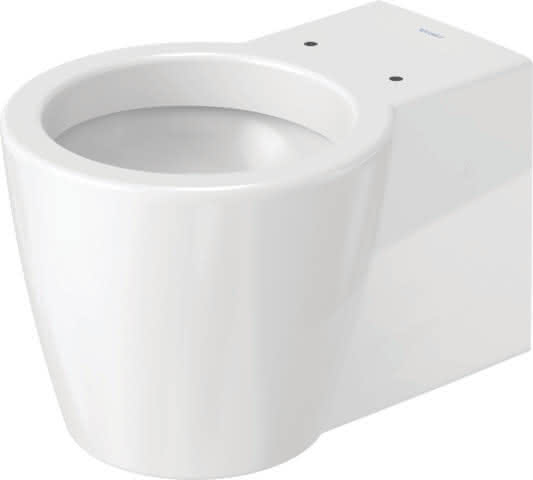 DU Wand-WC Starck 1 575 mm Tiefspüler, Durafix, weiß WonderGliss