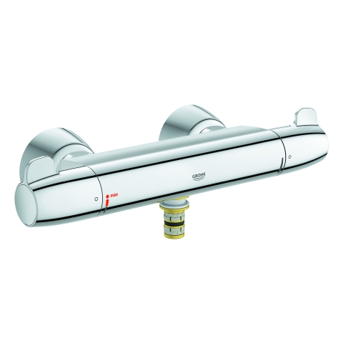 GROHE THM-WT-Batterie Grohtherm Special 34666 mit verdeckten S-Anschlüssen chrom GROHE THM-WT-Batterie Grohtherm Special 34666 mit verdeckten S-Anschlüssen chrom