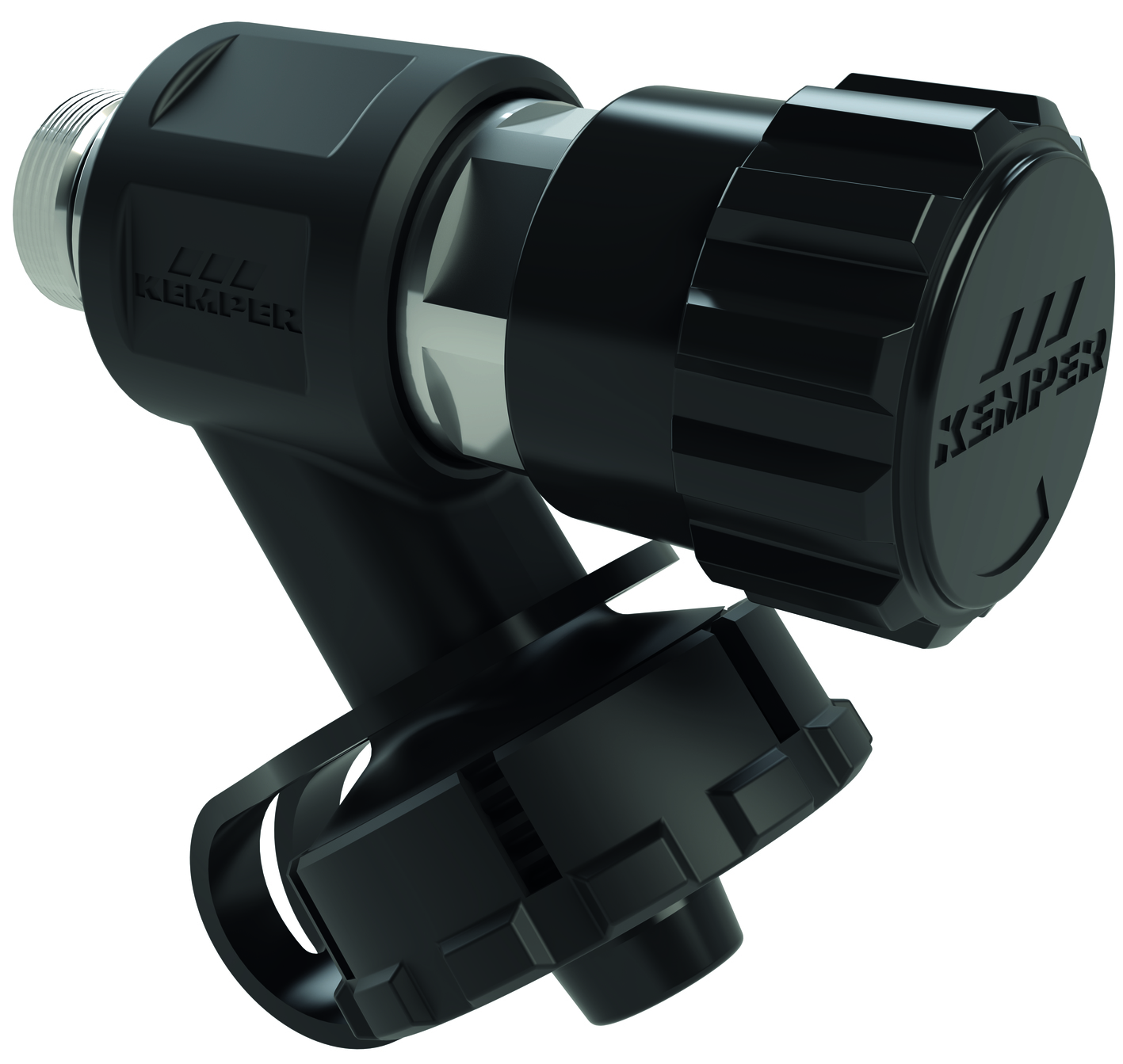 KEMPER Entleerventil, komplett Edelstahl AG, G1/4, DN8